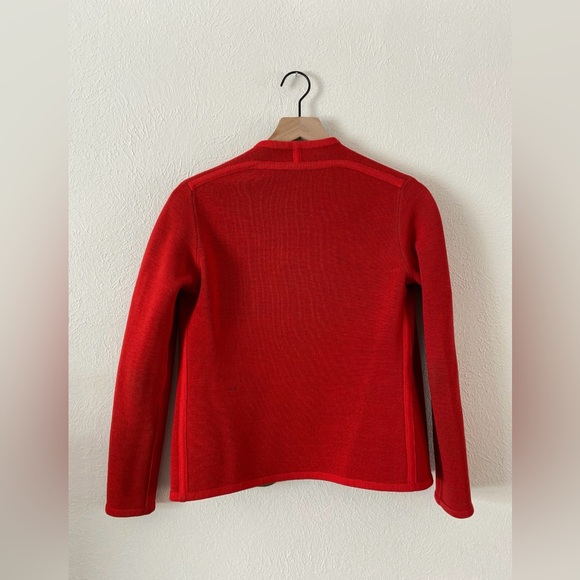 60s vintage Open Front sweater Cardigan Sweater holiday Christmas 1960s - Picture 6 of 8